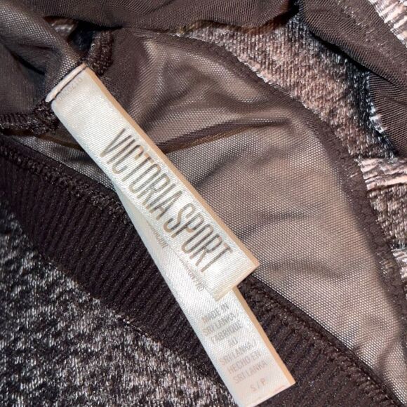 Victoria’s Secret Victoria Sport Heatherd Gray CrossBack Sports Bra Size Small - Picture 4 of 5